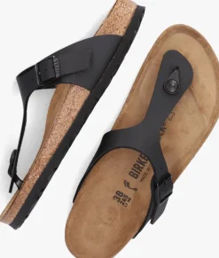 zwarte birkenstock teenslippers gizeh kids