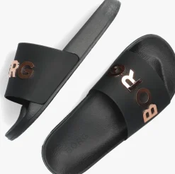 zwarte bjorn borg badslippers knox mld met k
