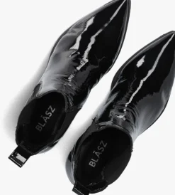 zwarte blasz enkellaarsjes l63201