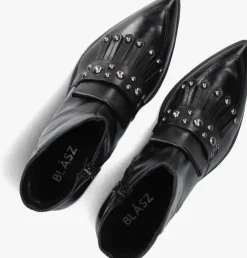 zwarte blasz enkellaarsjes l63202