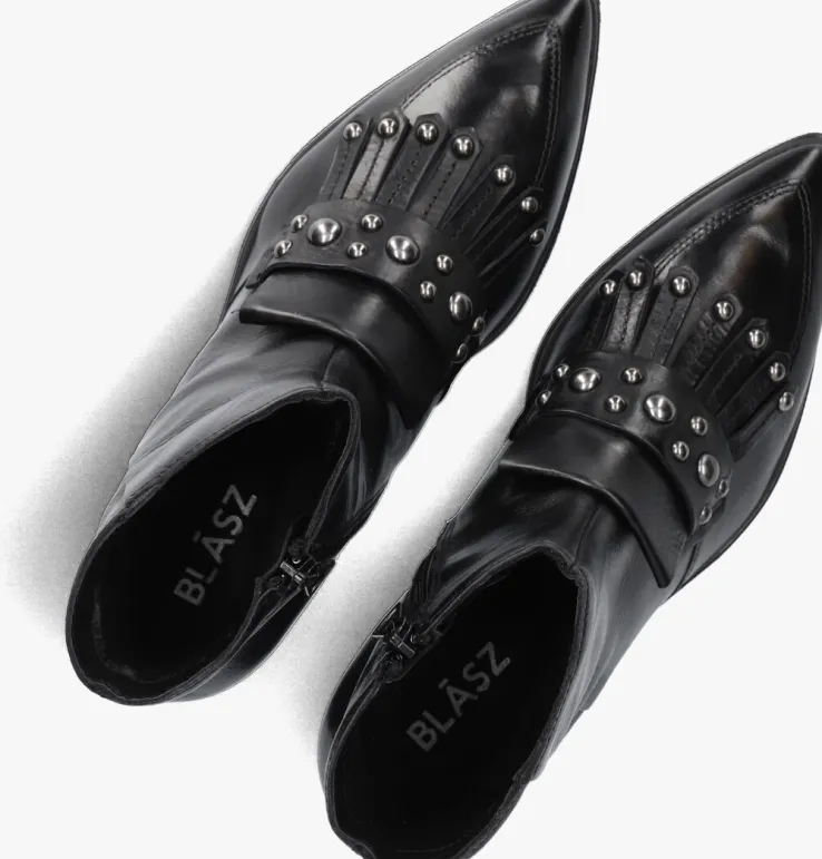 zwarte blasz enkellaarsjes l63202