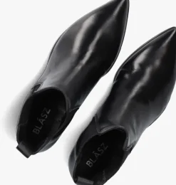 zwarte blasz enkellaarsjes l63208