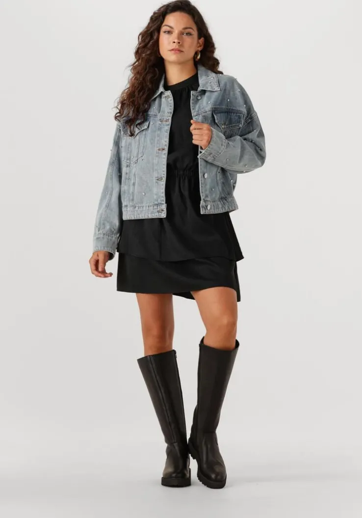 zwarte blasz hoge laarzen leta-78