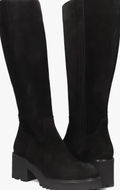 zwarte blasz hoge laarzen evs-5014