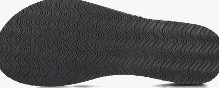 zwarte blasz teenslippers bella 2402