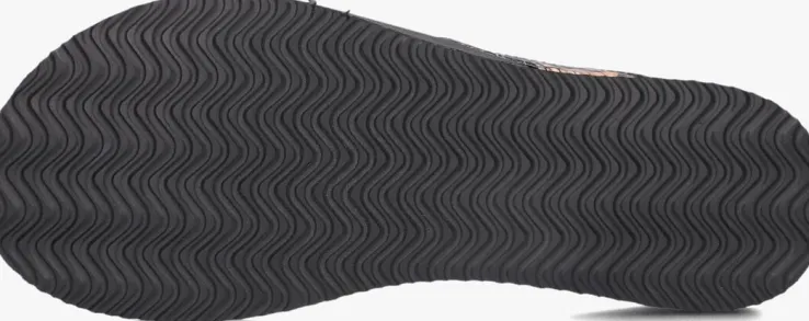 zwarte blasz teenslippers bella 2402