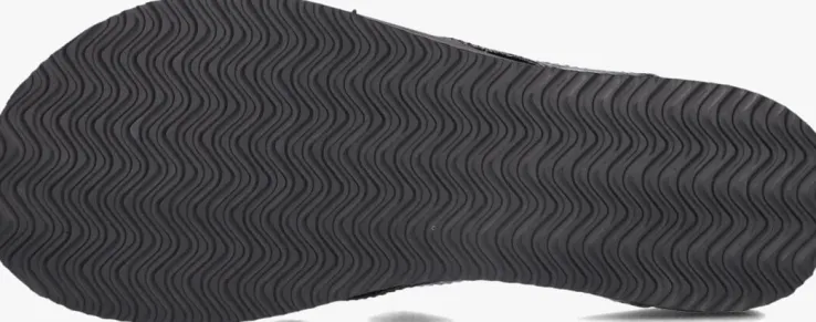 zwarte blasz teenslippers bella 2402