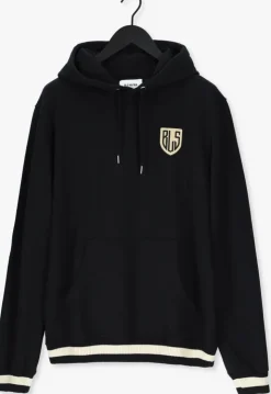 zwarte bls hafnia sweater new shield embroidered badge h