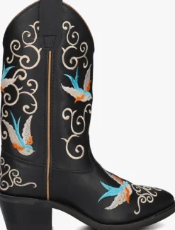 zwarte bootstock cowboylaarzen the robin annelijn