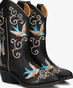 zwarte bootstock cowboylaarzen the robin annelijn