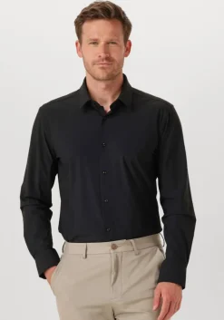 zwarte boss black klassiek overhemd p-hank-s-c1-222