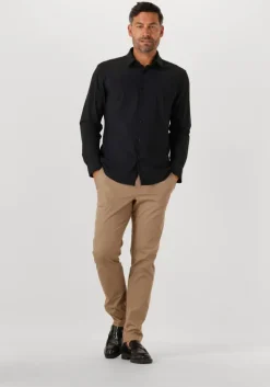 zwarte boss black klassiek overhemd p-hank-s-c1-222