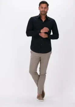 zwarte boss black klassiek overhemd h-hank-kent0c1-214