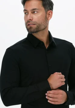 zwarte boss black klassiek overhemd p-hank-s-kent-c1-222