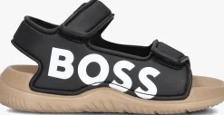 zwarte boss kids sandalen j52158