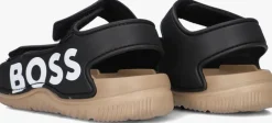 zwarte boss kids sandalen j52158