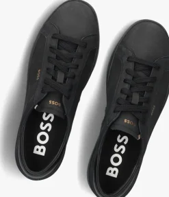 zwarte boss lage sneakers belwar_tenn