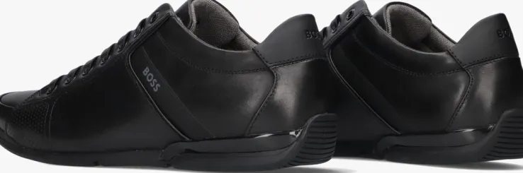 zwarte boss lage sneakers saturn lowp
