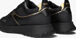 zwarte boss lage sneakers jonah runn