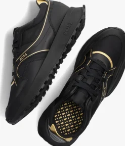 zwarte boss lage sneakers jonah runn