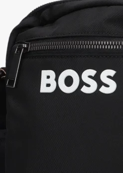 zwarte boss schoudertas catch 3.0 ns zip