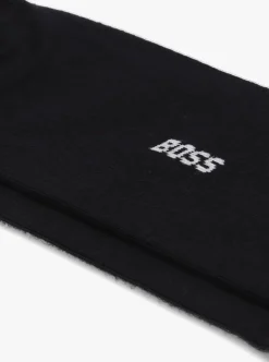 zwarte boss sokken 2p as uni stripe