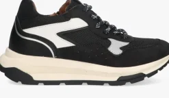 zwarte braqeez lage sneakers filip flash