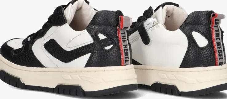 zwarte braqeez lage sneakers cis chicago