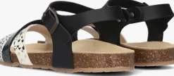 zwarte braqeez sandalen saar spain