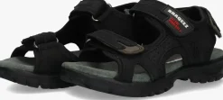 zwarte braqeez sandalen tom trail