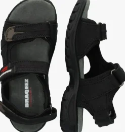 zwarte braqeez sandalen tom trail