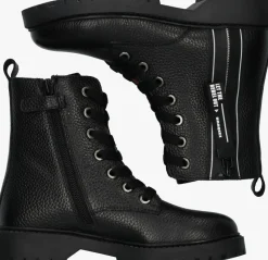 zwarte braqeez veterboots belle boot