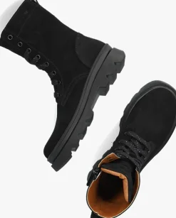 zwarte braqeez veterboots davina denver