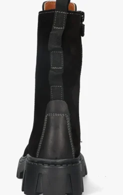 zwarte braqeez veterboots lotte london