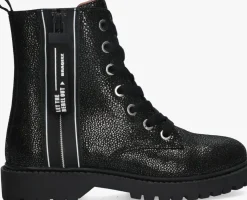 zwarte braqeez veterboots belle boot