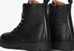 zwarte braqeez veterboots belle boot