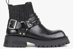 zwarte bronx biker boots qui-nn 47594