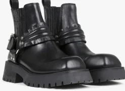 zwarte bronx biker boots qui-nn 47594