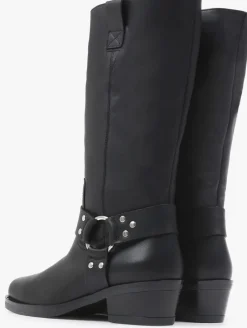 zwarte bronx boots trig-ger 14326