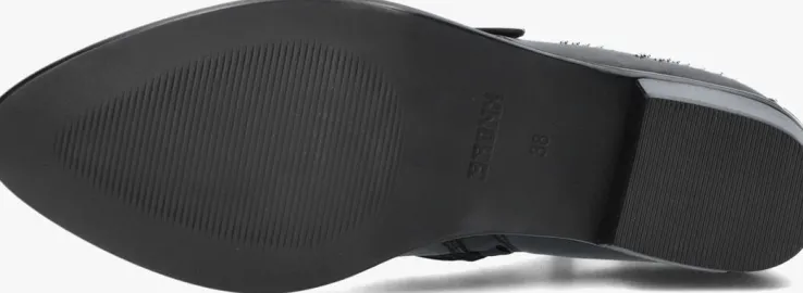 zwarte bronx enkellaarsjes new-tex 47534