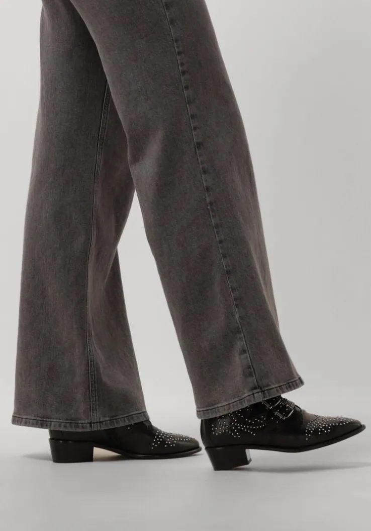 zwarte bronx enkellaarsjes new-tex 47534