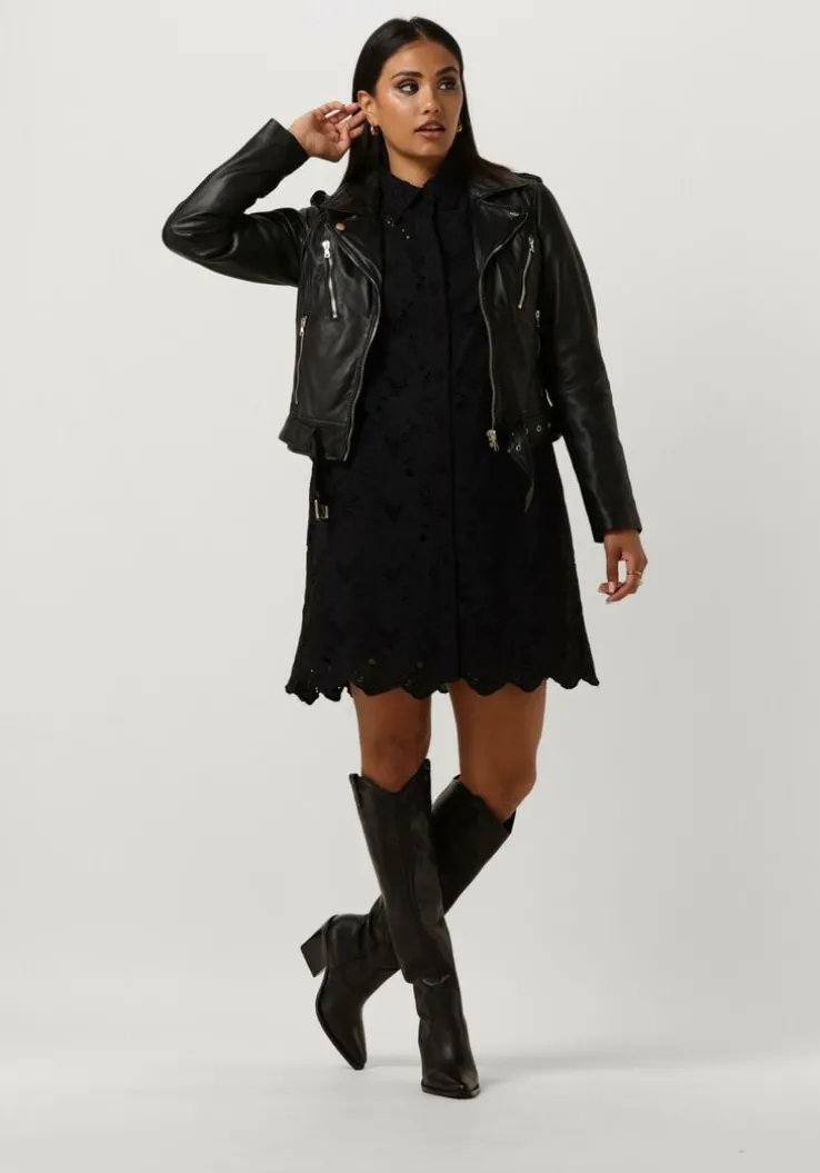 zwarte bronx hoge laarzen new-kole 14176