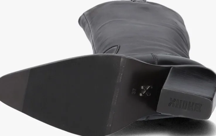 zwarte bronx hoge laarzen new-kole 14176