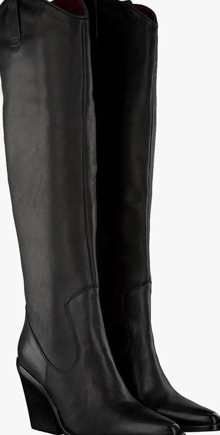 zwarte bronx hoge laarzen new-kole 14176