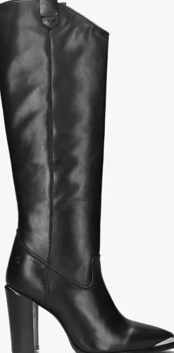 zwarte bronx hoge laarzen next americana long