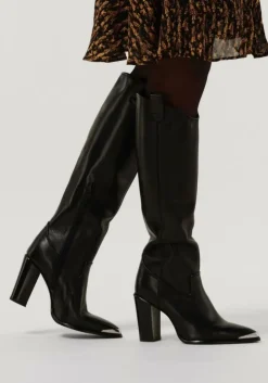 zwarte bronx hoge laarzen next americana long