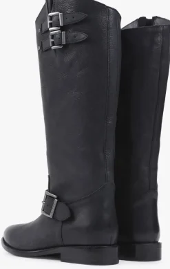 zwarte bronx hoge laarzen fe-lise 14332