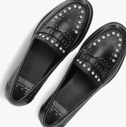 zwarte bronx loafers friz-o