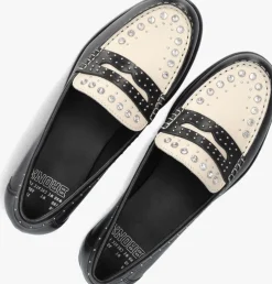 zwarte bronx loafers friz-o