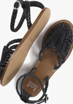 zwarte bronx sandalen fl-ynn 85034